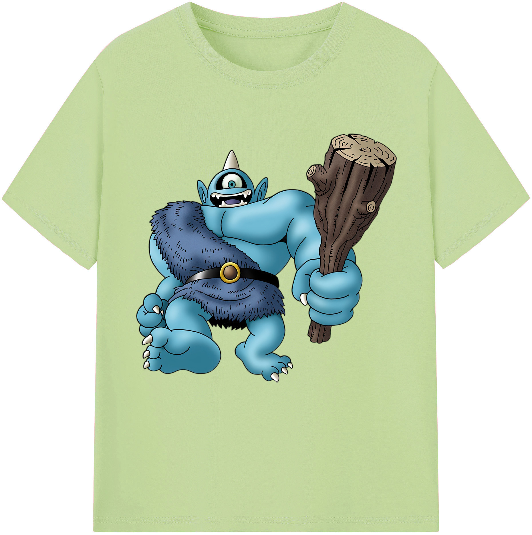 （画像用） ドラゴンクエスト Doragon Kuesuto Dragon Quest 綿100％半袖Tシャツ（フロントプリント）